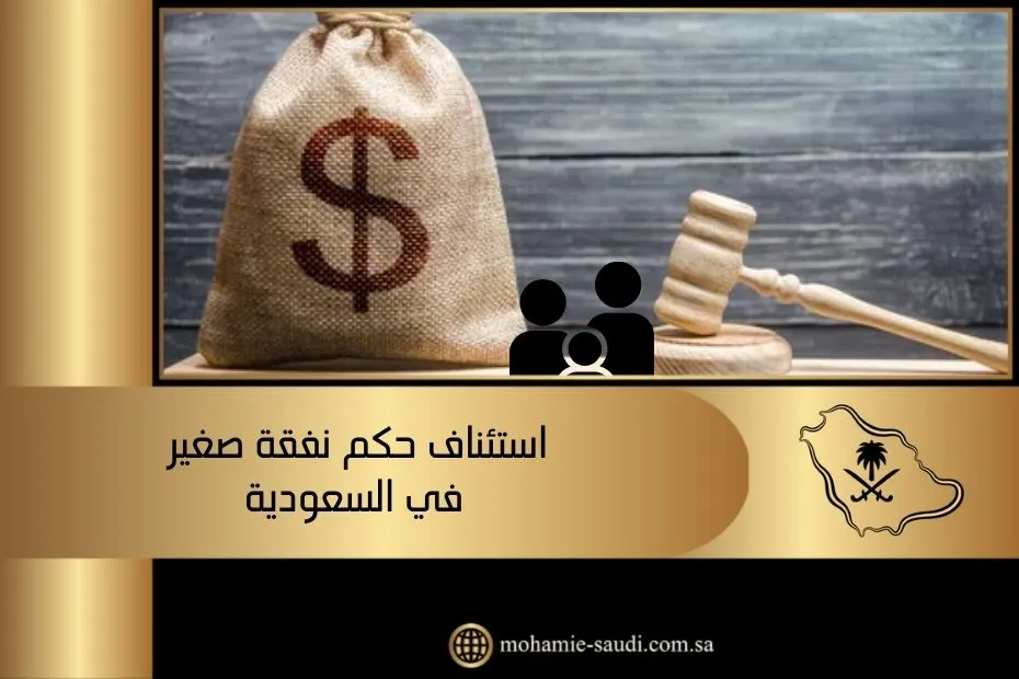 استئناف حكم نفقة صغير في السعودية